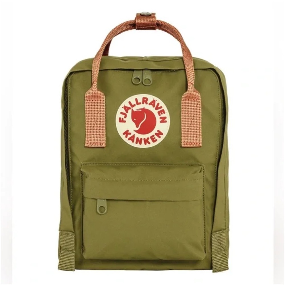 Fjallraven Kanken Mini Backpack - Foliage Green/Peach Sand